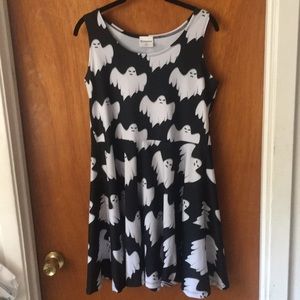 Stretchy Fit & Flare Ghost Dress